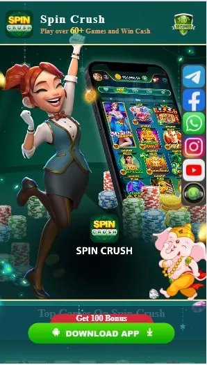 Spin Crush app promotional banner