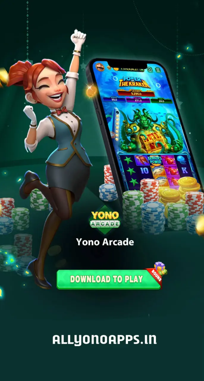 Yono Arcade app promotional banner